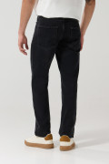 Jean gris oscuro 90´S con bota recta y tiro bajo