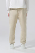 Pantalón unicolor jogger con bolsillos y elásticos