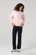 Buzo oversize rosado con capota y arte de My Melody