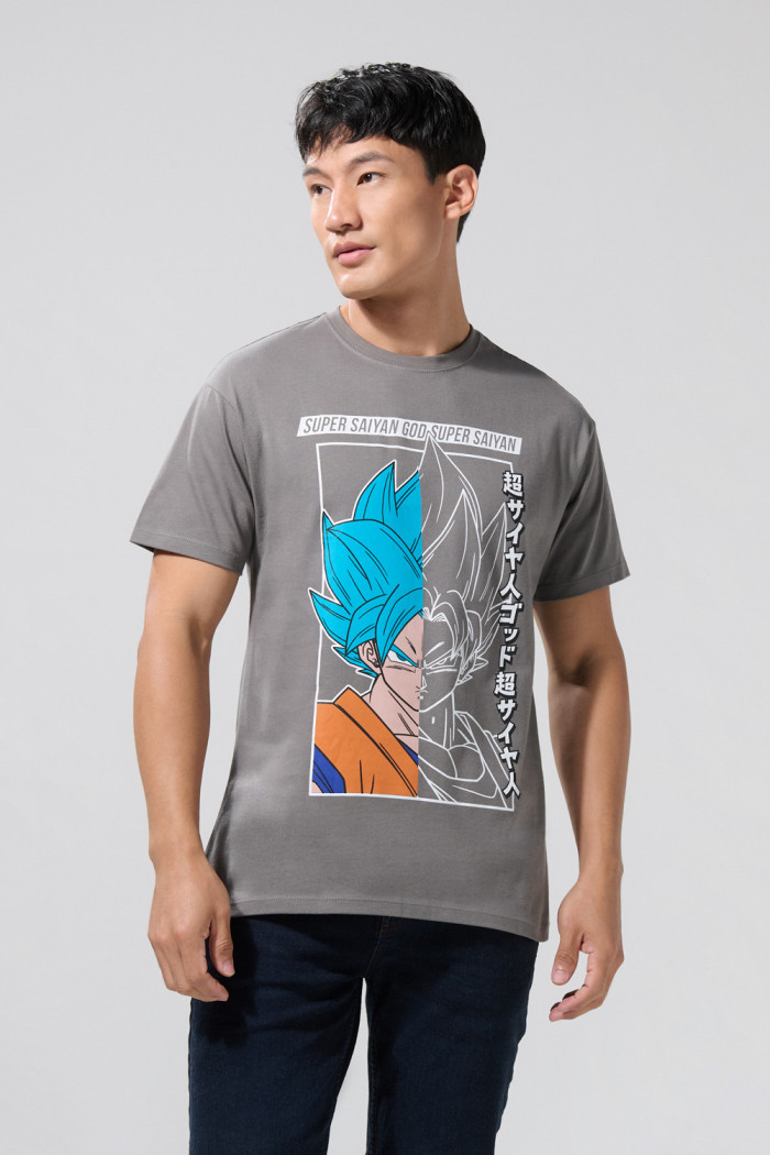 Camiseta manga corta unicolor para hombre.