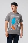 Camiseta manga corta unicolor para hombre.