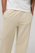 Pantalón jogger bota recta unicolor con cintura elástica