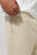Pantalón jogger bota recta unicolor con cintura elástica