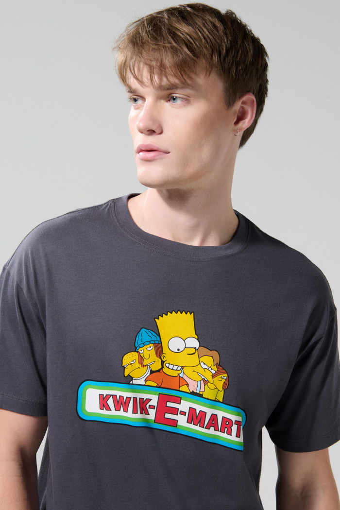 Camiseta manga corta unicolor para hombre.