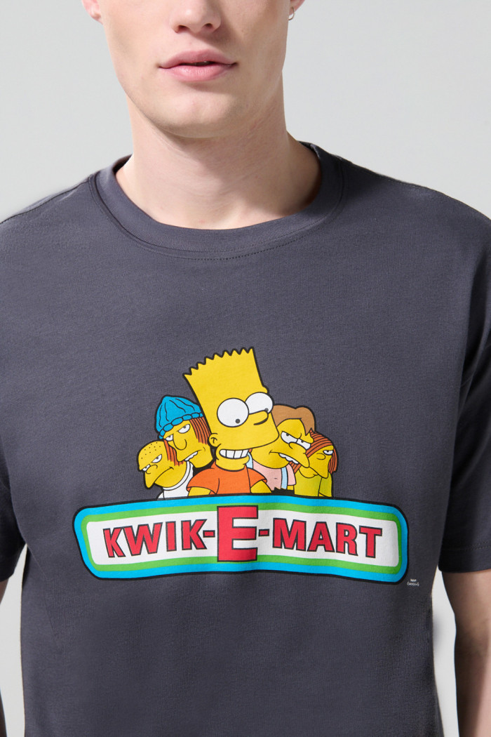 Camiseta manga corta unicolor para hombre.