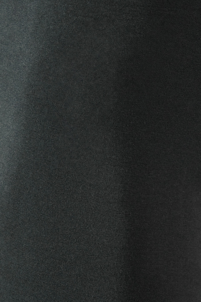 Bóxer negro midway brief-largo con estampado en cintura