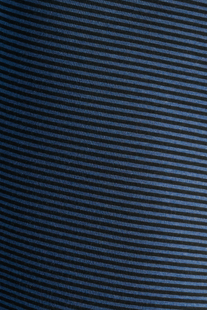 Bóxer azul oscuro trunk-corto con diseños de rayas