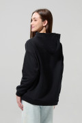 Buzo de Squid Game negro con capota oversize