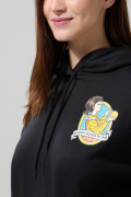 Buzo de Squid Game negro con capota oversize
