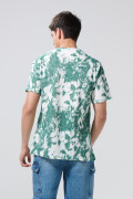 Camiseta de Hora de Aventura crema tie dye manga corta