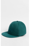 Gorra verde azulado con bordado de "Last Resort"