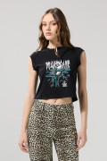 Camiseta negra manga corta de Nightmare Before Christmas