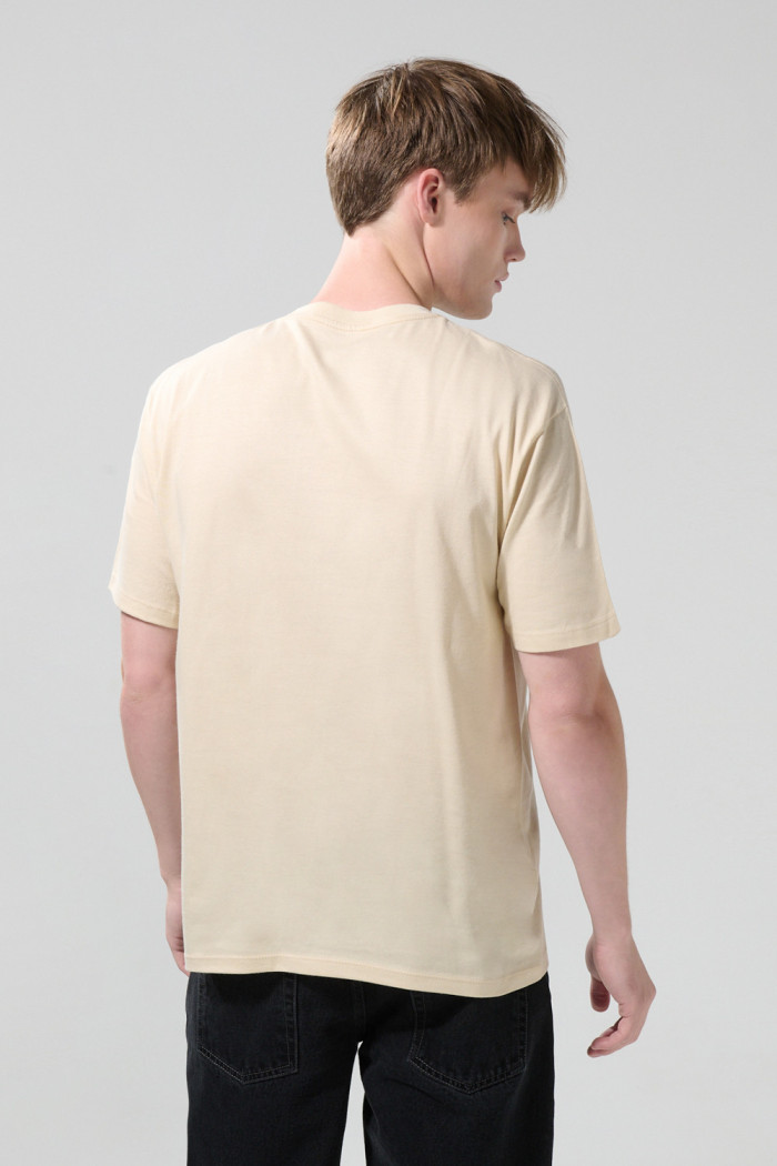 Camiseta de Squid Game kaki clara con manga corta