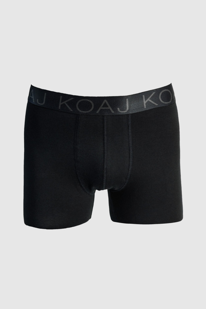 Bóxer azul intenso midway brief-largo en algodón