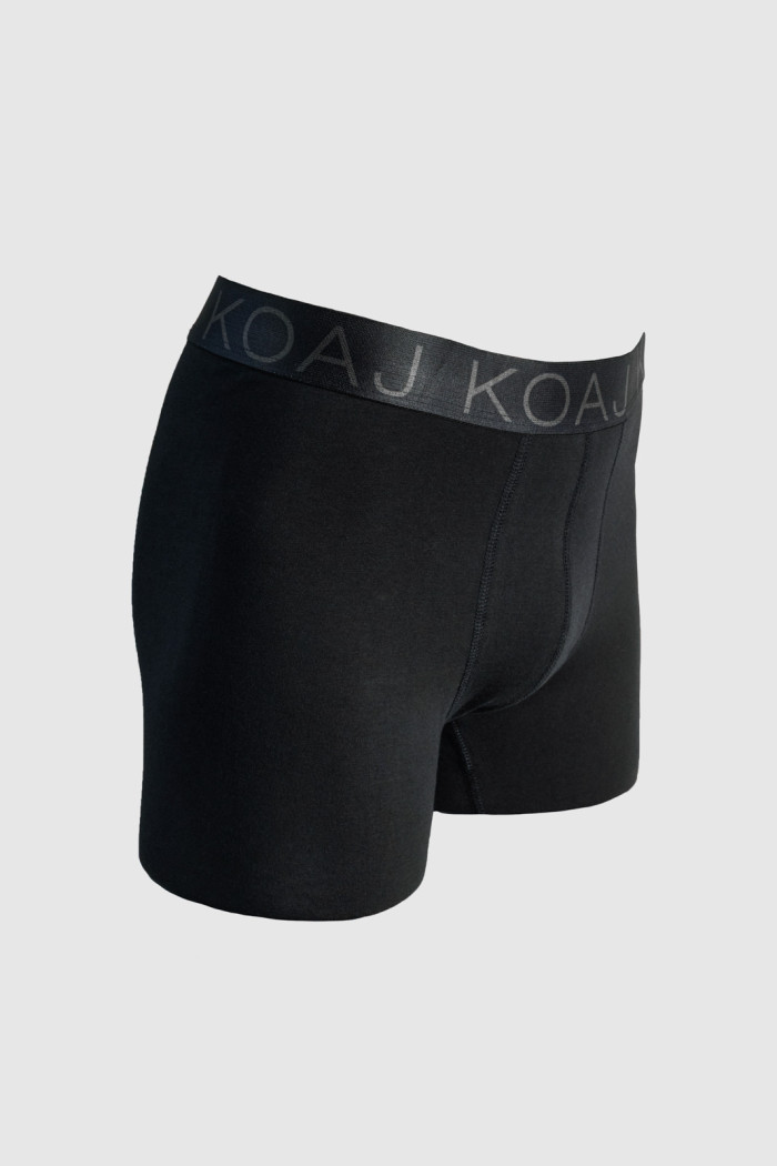 Bóxer azul intenso midway brief-largo en algodón