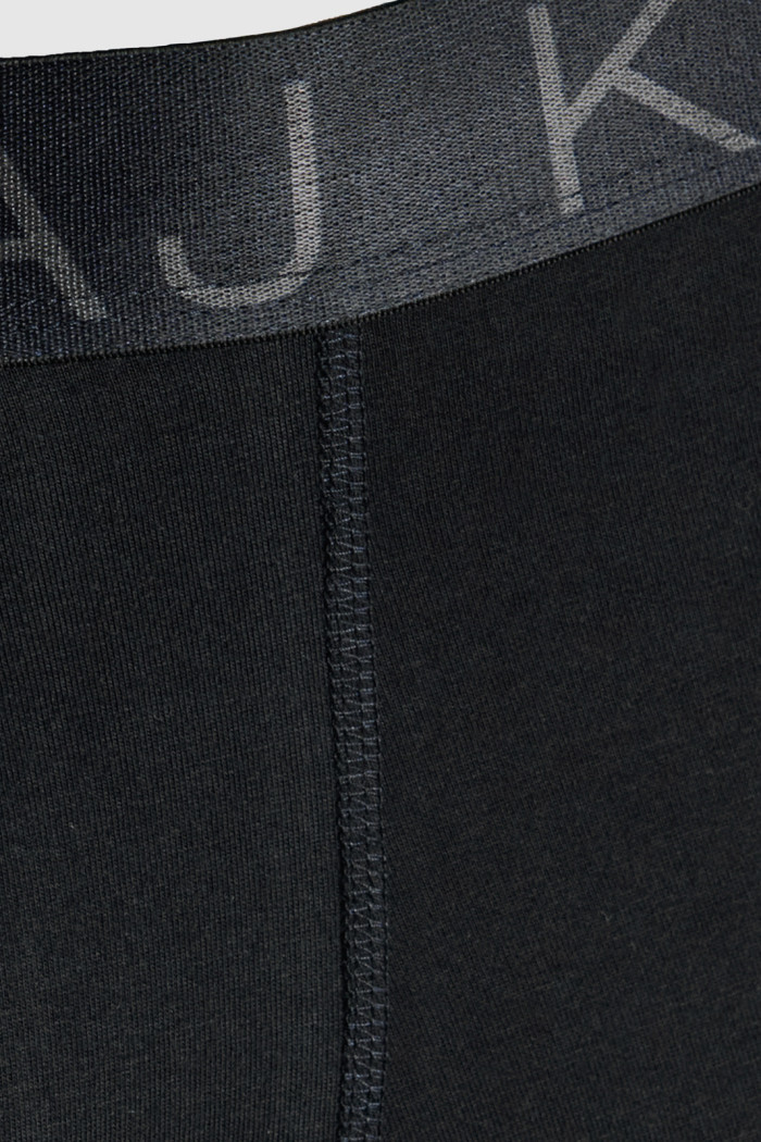Bóxer azul intenso midway brief-largo en algodón