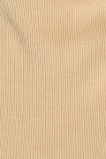 Camiseta unicolor con manga sisa y textura acanalada