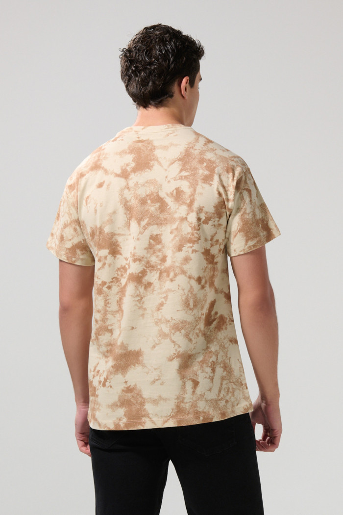 Camiseta manga corta kaki tie dye de Hora de Aventura