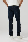 Jean tiro bajo slim azul oscuro con cremallera