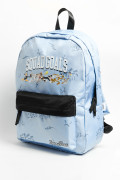 Maleta azul clara de Looney Tunes con bolsillo delantero