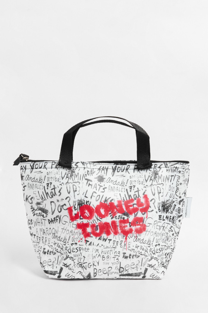 Lonchera térmica unicolor con diseño de Looney Tunes