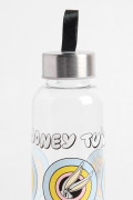 Botella unicolor con diseño de Looney Tunes y tapa