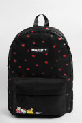 Maleta negra de Hello Kitty con cremalleras