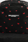 Maleta negra de Hello Kitty con cremalleras