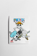 Set de pines unicolores X3 de One Piece
