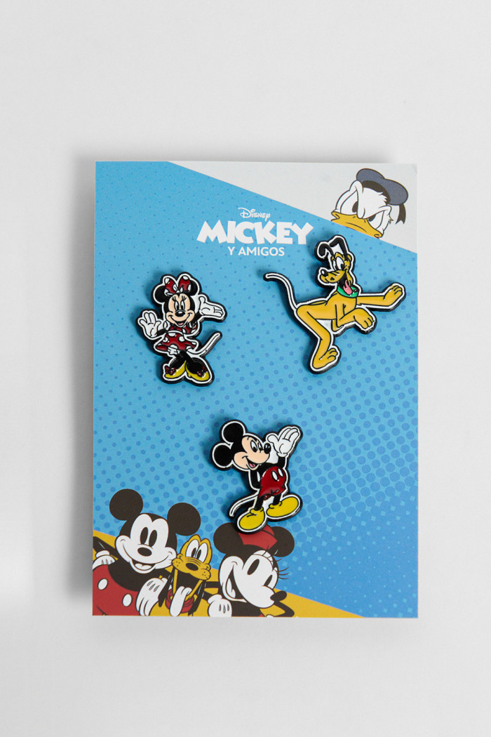 Set de pines X3 unicolores de Mickey and Friends