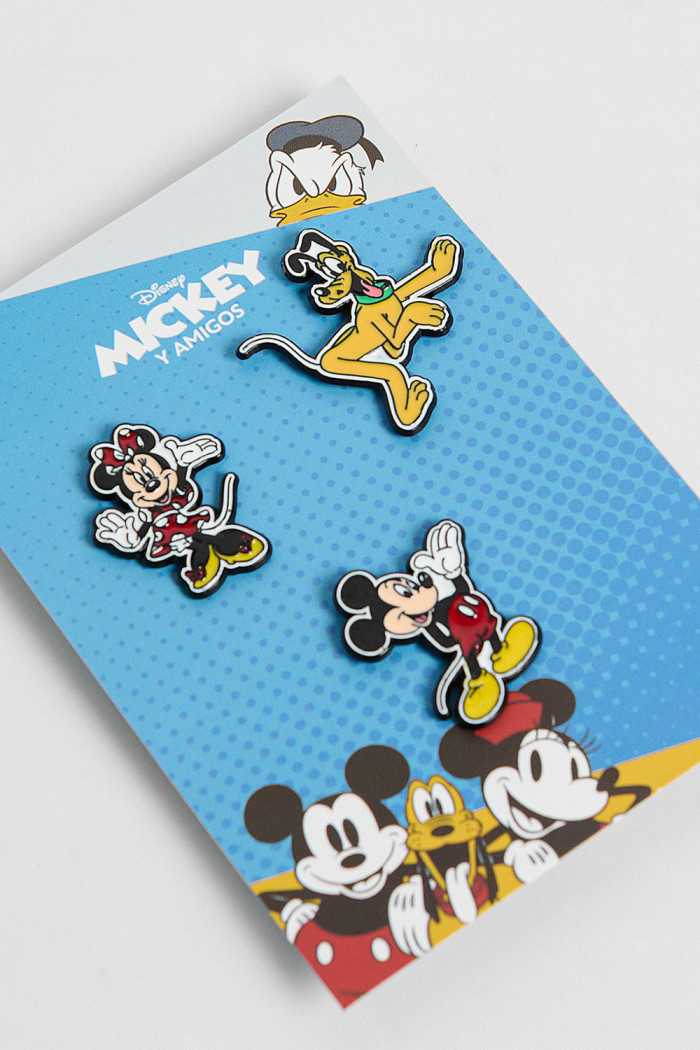 Set de pines X3 unicolores de Mickey and Friends