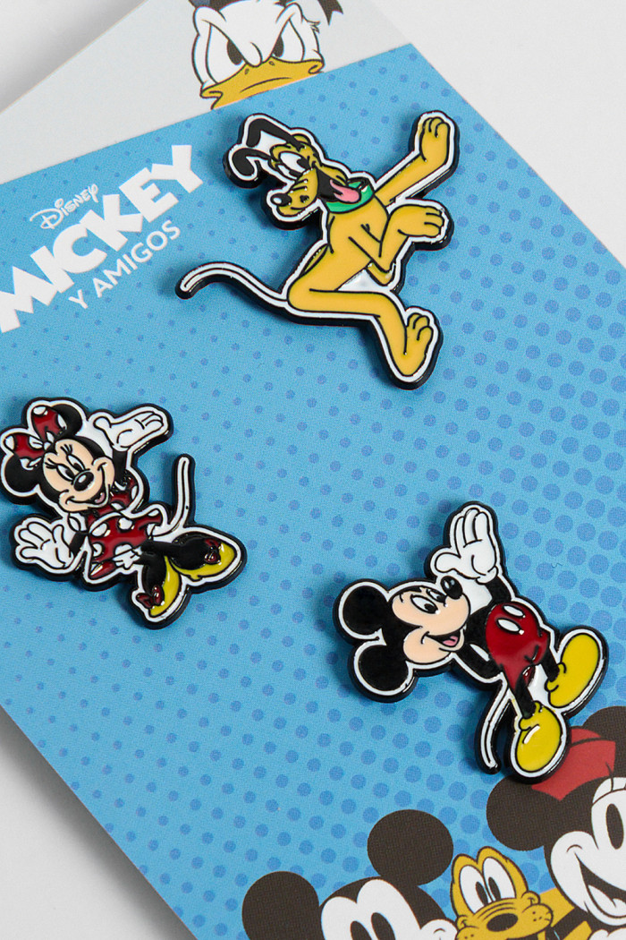 Set de pines X3 unicolores de Mickey and Friends