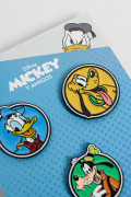 Set de pines metálicos X3 unicolores de Mickey and Friends