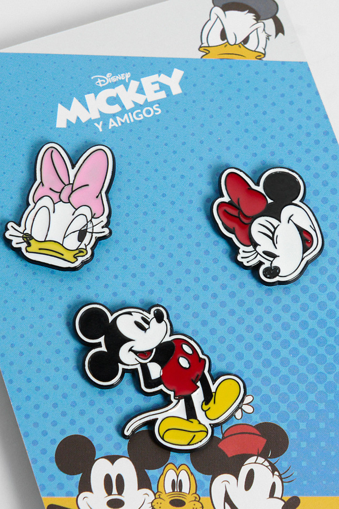 Set de pines metálicos unicolores X3 de Mickey and Friends