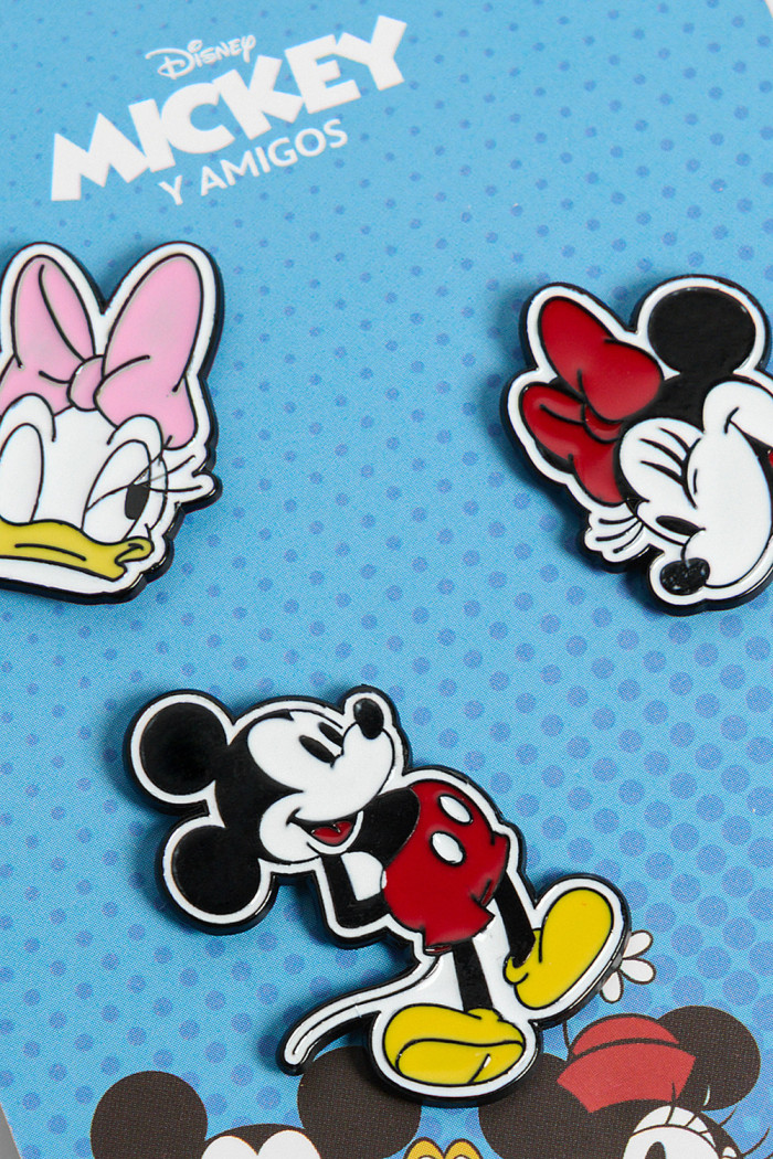 Set de pines metálicos unicolores X3 de Mickey and Friends