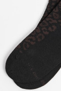 Medias unicolores cortas con rayas y diseños de animal print