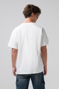 Camiseta crema clara manga corta de Guns N´ Roses