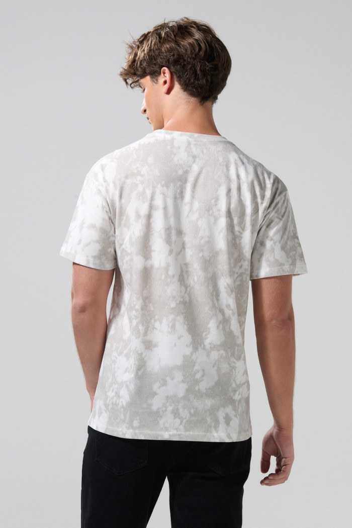 Camiseta crema tie dye de Bob Esponja manga corta