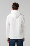 Buzo con capota crema claro y estampado de Snoopy