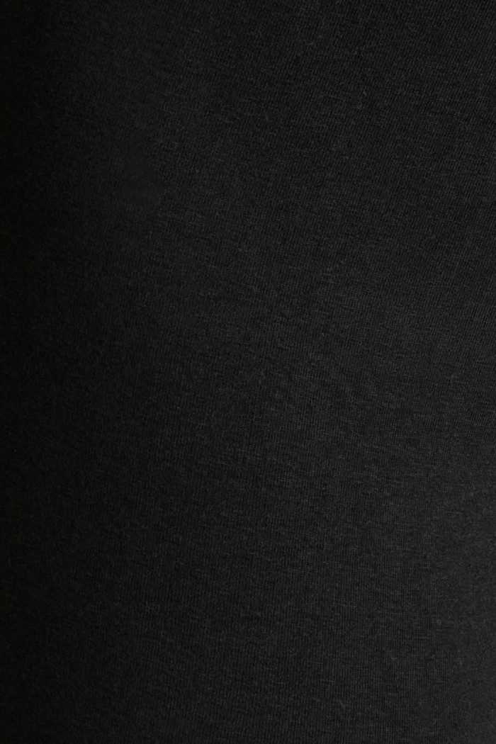 Bóxer negro midway brief-largo con diseños en cintura