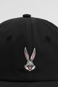 Cachucha beisbolera negra con bordado de Looney Tunes