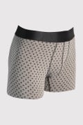 Bóxer midway brief-largo gris oscuro con diseños de anclas
