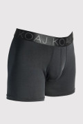 Bóxer azul intenso brief-medio con costuras planas