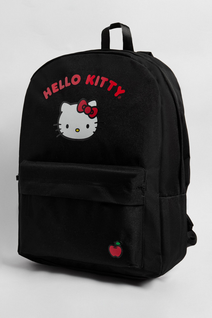 Maleta / Morral con diseño clásico de Hello Kitty.