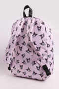Maleta de Kuromi lila medio con correas ajustables