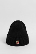Gorro negro tejido con bordado de Looney Tunes