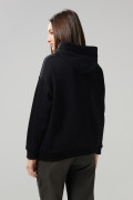 Buzo oversize con capota negro de Nightmare Before Christmas