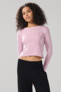 Camiseta manga larga rosada con diseño de My Melody