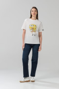 Camiseta de Bob Esponja crema clara manga corta