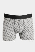 Bóxer midway brief-largo gris con diseños de Dexter